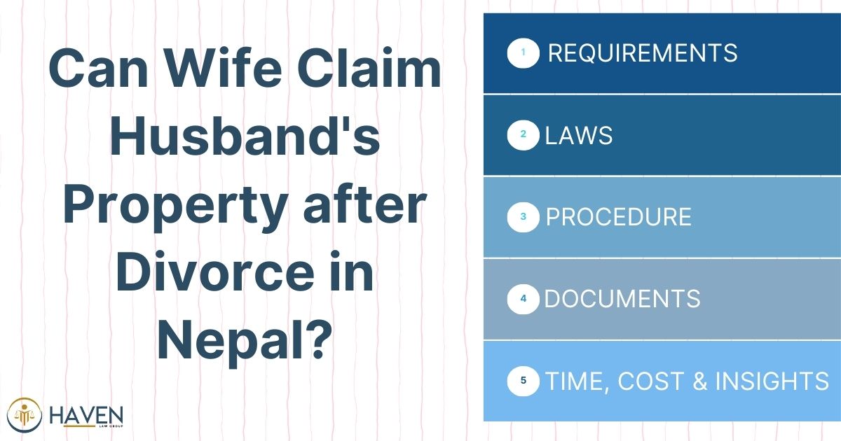 Can Wife Claim Husband's Property after Divorce in Nepal