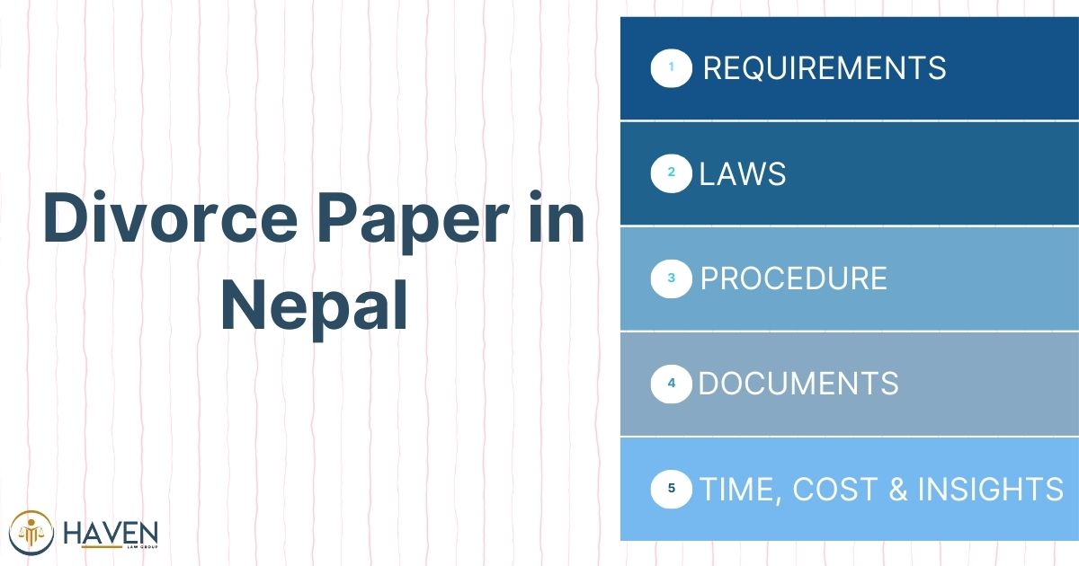 Divorce Paper in Nepal