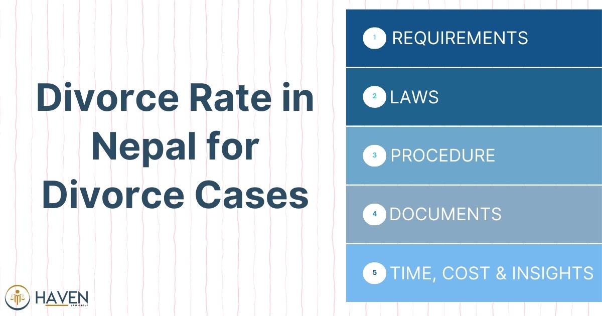 Divorce Rate in Nepal for Divorce Cases