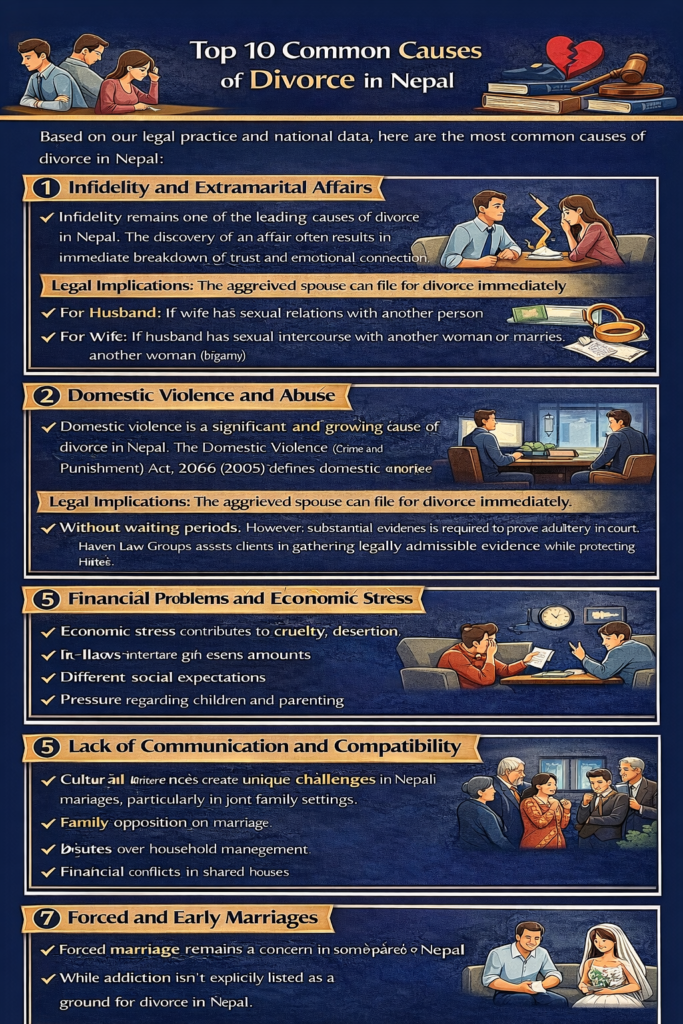 Top 10 Common Causes of Divorce in Nepal