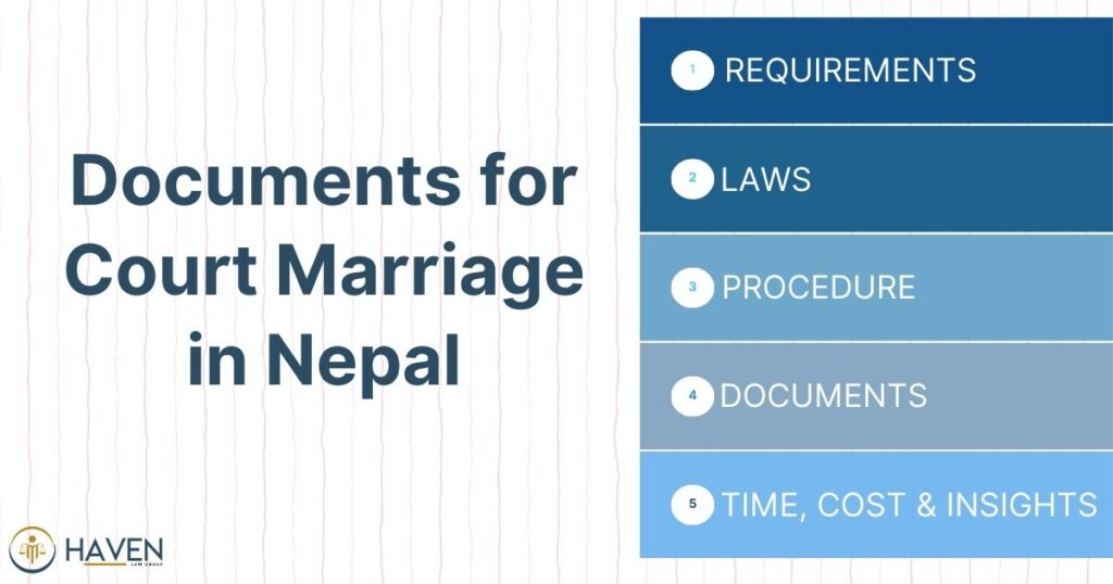 Documents for Court Marriage in Nepal
