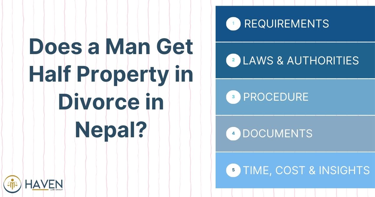 Does a Man Get Half Property in Divorce in Nepal