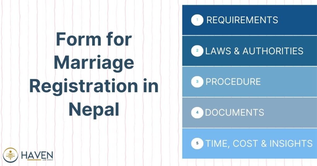 Form for Marriage Registration in Nepal