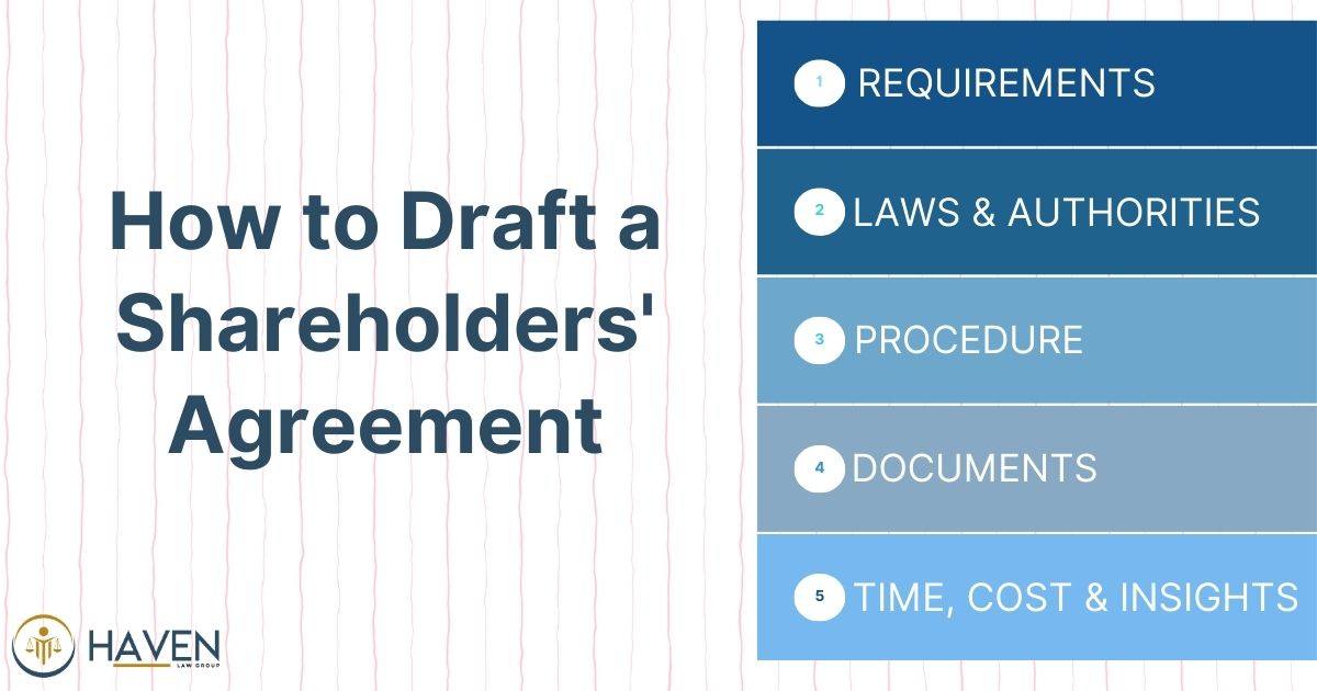 How to Draft a Shareholders' Agreement