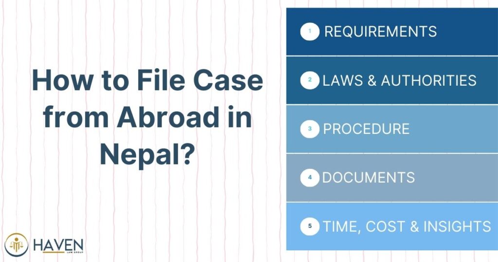 How to File Case from Abroad in Nepal