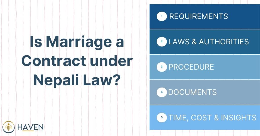 Is Marriage a Contract under Nepali Law