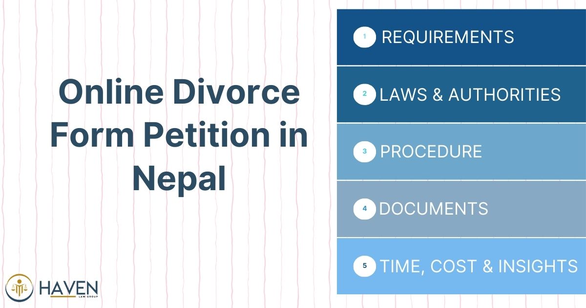 Online Divorce Form Petition in Nepal