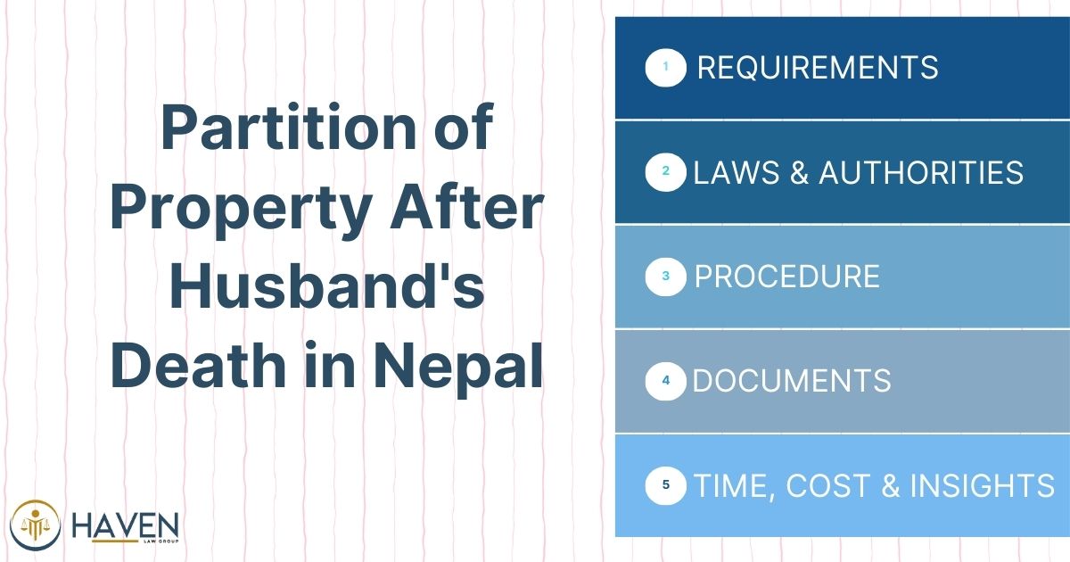 Partition of Property After Husband's Death in Nepal