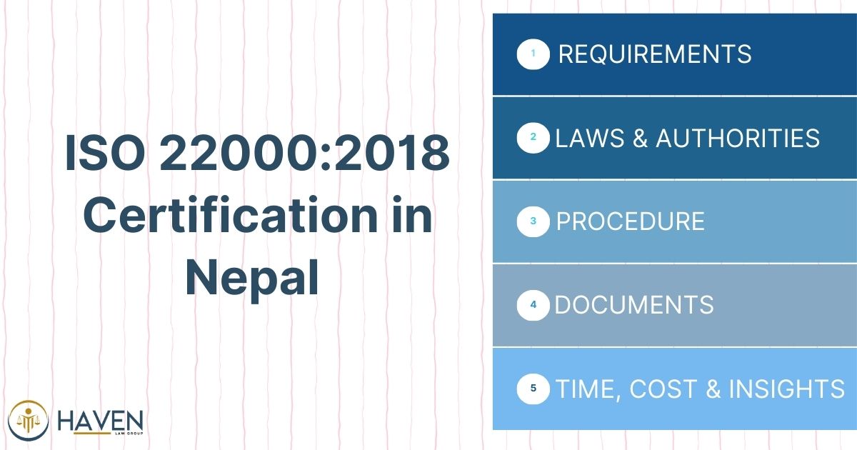 ISO 220002018 Certification in Nepal