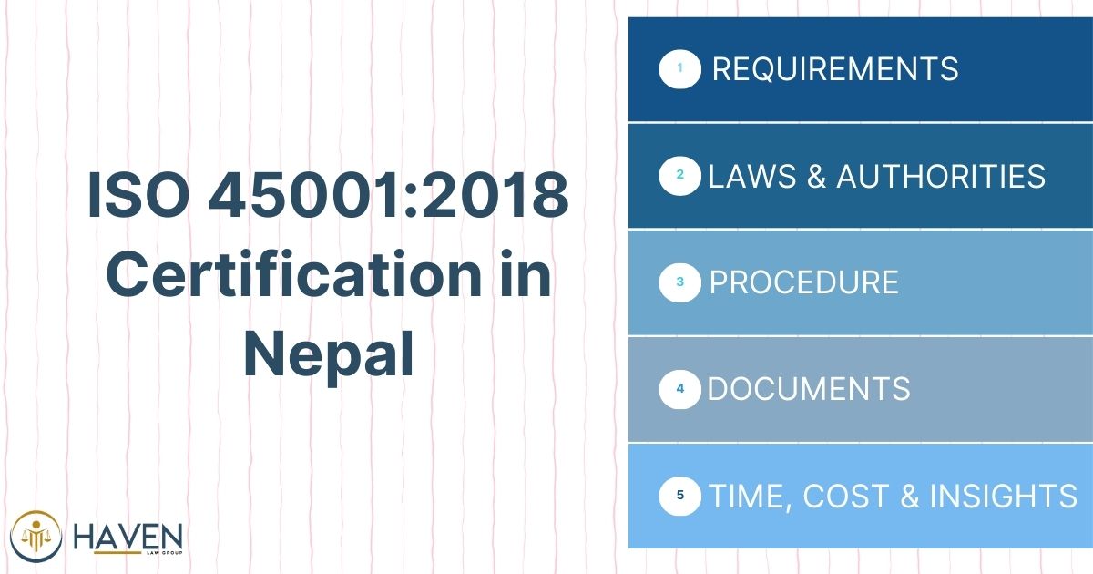 ISO 450012018 Certification in Nepal