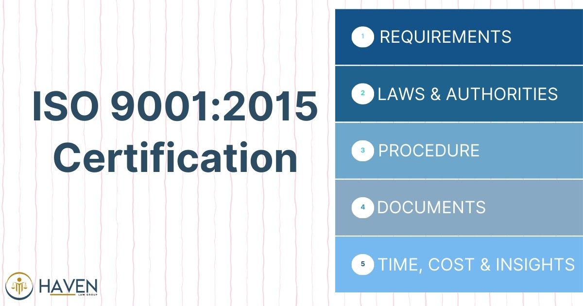 ISO 90012015 Certification