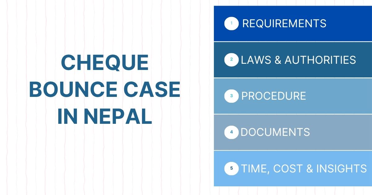 Cheque Bounce Case in Nepal
