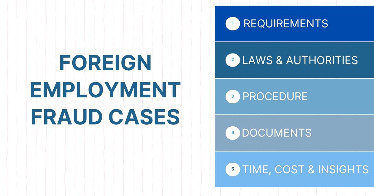 Foreign Employment Fraud Cases