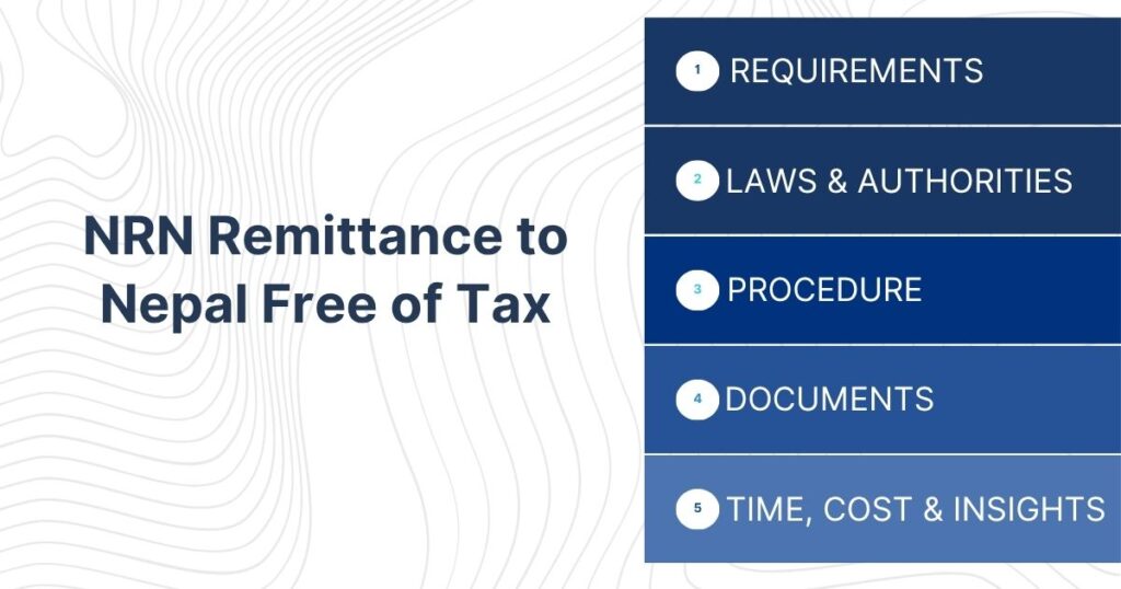 NRN Remittance to Nepal Free of Tax