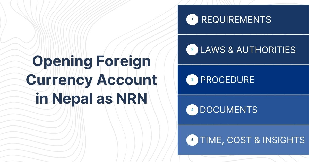 Opening Foreign Currency Account in Nepal as NRN